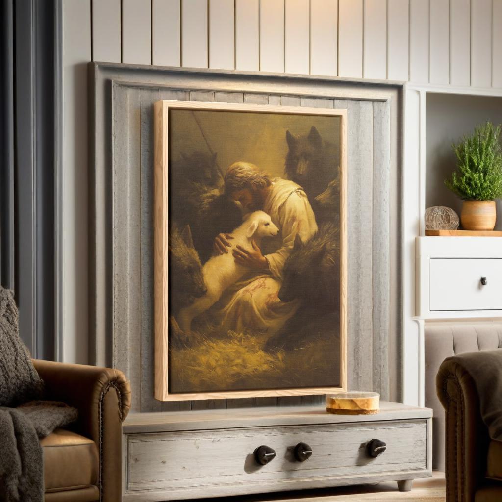 The Good Shepherd Canvas