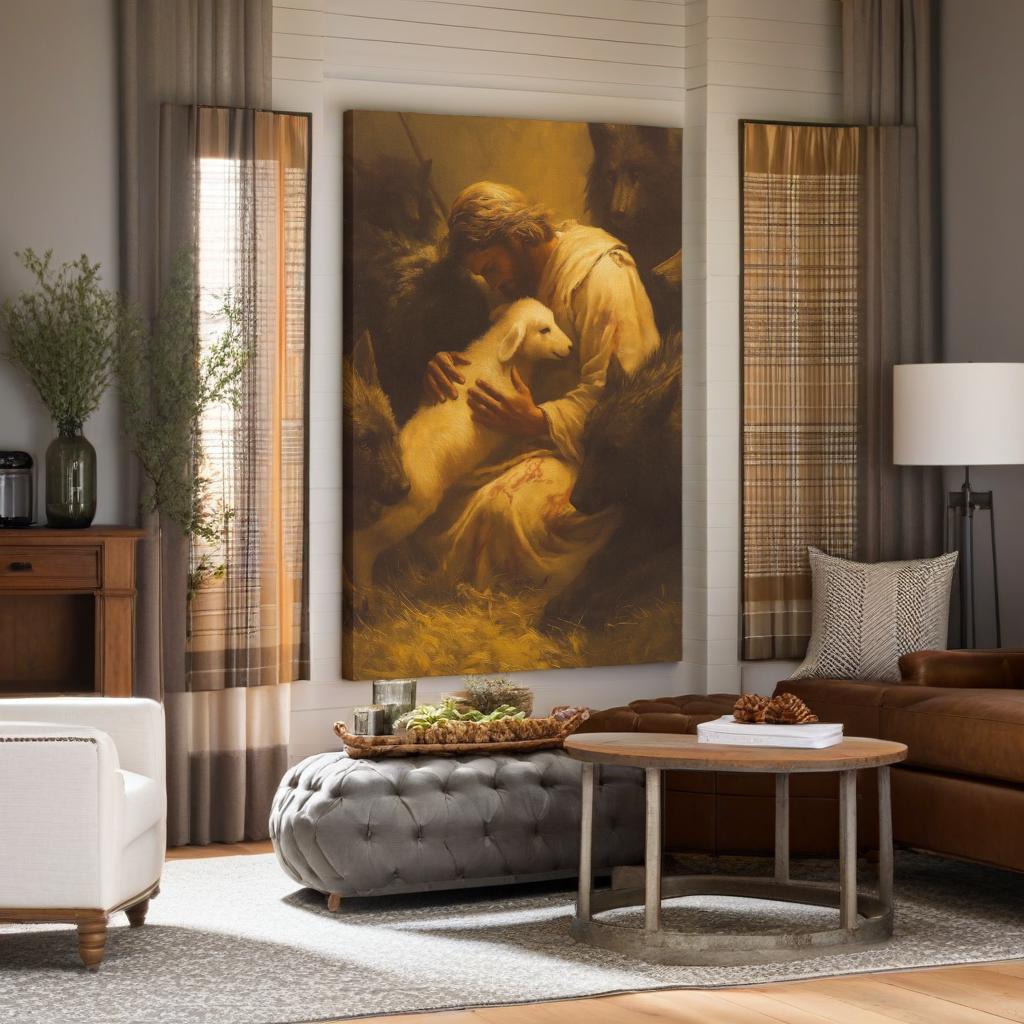 The Good Shepherd Canvas
